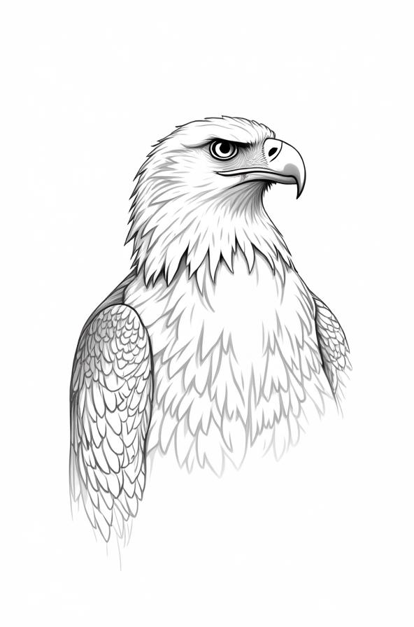 Eagle-Printable-Sketch