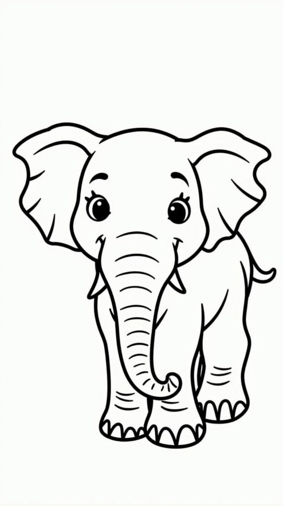 Elephant-Printable-Sketch