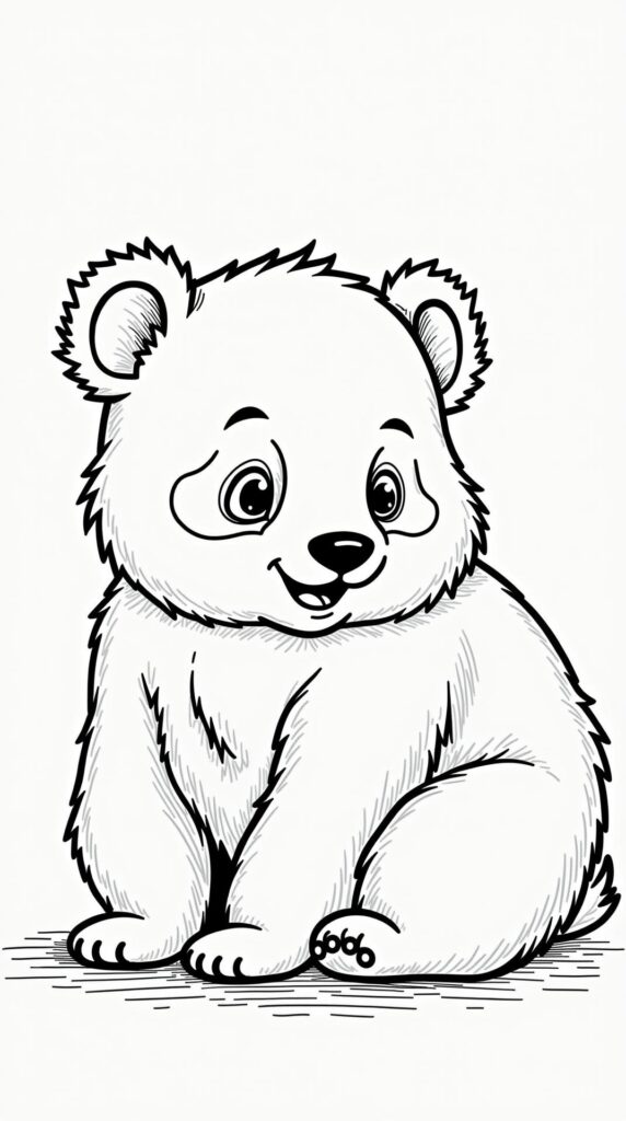 Panda-Printable-Sketch