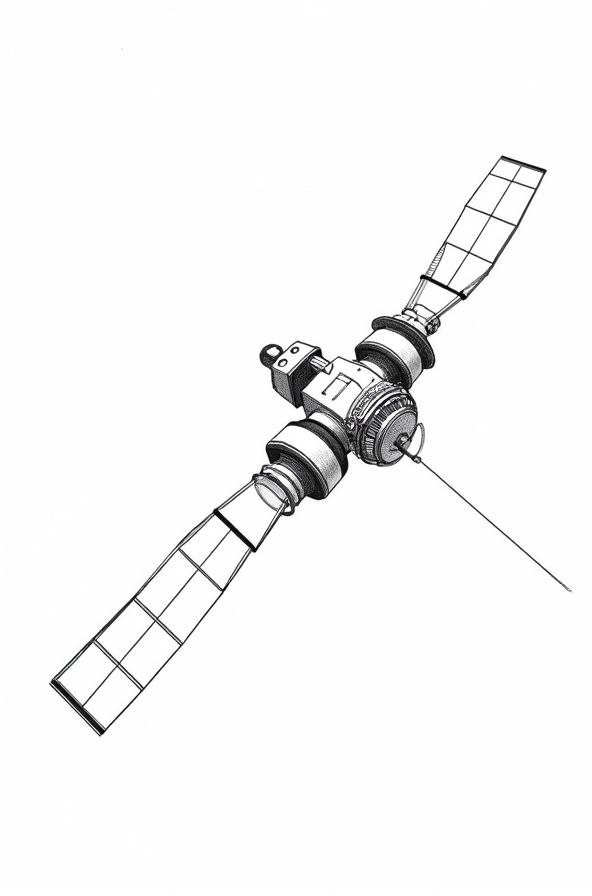 Satellite-Printable-Sketch
