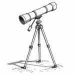 Telescope-Printable-Sketch