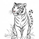 Tiger-Printable-Sketch