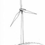 Wind-Turbine-Printable-Sketch