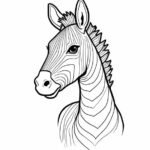 Zebra-Printable-Sketch
